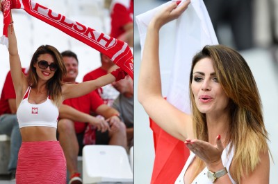 Okrzyknęli ją następczynią Natalii Siwiec? Polska fanka lansuje się na stadionach Euro 2016!