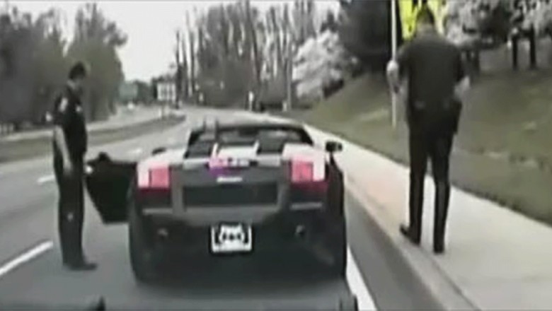 Ruszyli w pościg za czarnym Lamborghini. Zobacz kogo zatrzymali!