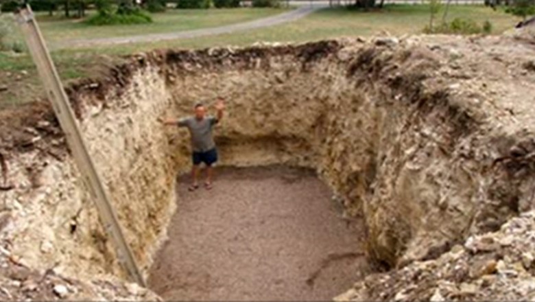 Sąsiedzi byli zdziwieni wielką dziurą którą wykopał w ogrodzie! W kilka dni odmienił całe podwórko! 