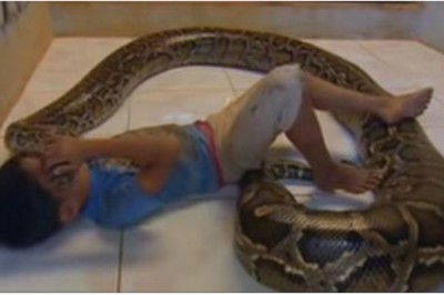 Te dziecko spało każdej nocy ze swoim wężem! Zobacz do czego doszło po 11 latach przyjaźni!