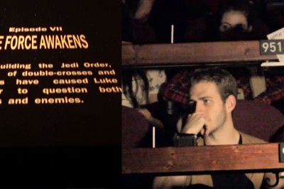 Wkręcili gościa w przedpremierowy pokaz Gwiezdnych Wojen! Prawie mi go żal!