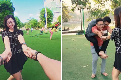 Zawsze zastanawiałam się jak powstają te idealne zdjęcia par! Nie wierzyłam co ludzie mogą wymyślić! 