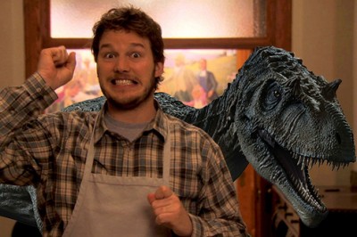 Zobacz jak gwiazdor Jurassic World zareagował na dinozaury poza planem! Wulgarne!