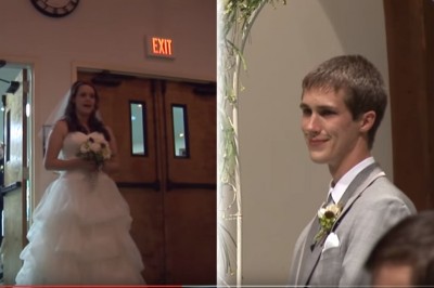 Zobaczył przyszłą żonę w drzwiach! Gdy zrobiła TO całkowicie się rozkleił!