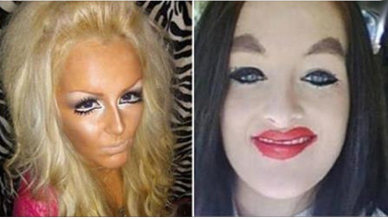 14 przykładów na to jak można przesadzić z makijażem! Nigdy nie  idź w tym kierunku! 