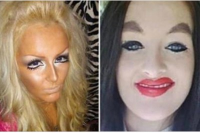 14 przykładów na to jak można przesadzić z makijażem! Nigdy nie  idź w tym kierunku! 