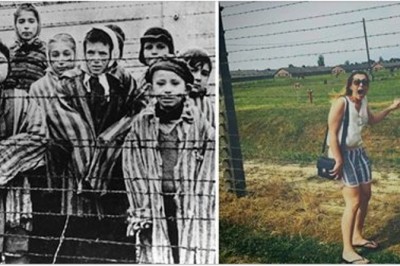 Podczas wizyty w Auschwitz robią sobie zabawne zdjęcia! Bawią się tak, jakby nie wiedzieli, gdzie są!