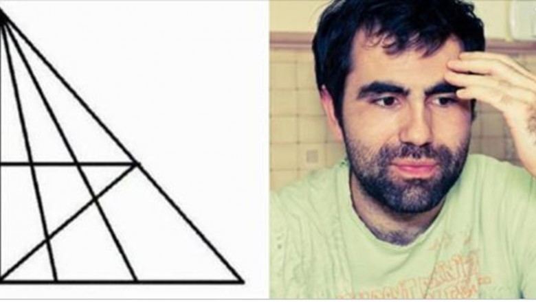 Tylko osoba z bardzo wysokim IQ jest wstanie zobaczyć wszystkie trójkąty! Należysz do tej grupy?