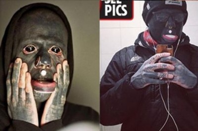 Jest uzależniony od tatuażu i wygląda jak potwór z wytatuowanymi oczami! Zaskakujące jak wyglądał 10 lat temu!