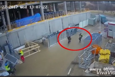 Uwaga leci! Pracownicy budowy oszukali przeznaczenie i o włos uniknęli śmierci!