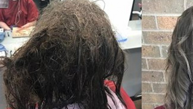Nastolatka z depresją prosi fryzjerkę, żeby całkiem ścięła jej straszne włosy! Po 13 h pracy jest nie do poznania!