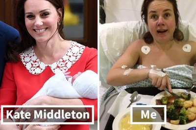 Mamy opublikowały swoje zdjęcia zaraz po porodzie! W ogole nie wyglądają jak księżna Kate Middleton!