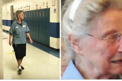 Dyrektorka poznała sekret 77-letniej woźnej i zmusza ją do pojawienia się na sali gimnastycznej! Tam już czekali wszyscy!