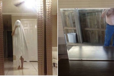 Jak zrobić zdjęcie lustra na sprzedaż i się nie pokazać? Pomysłowość tych ludzi przechodzi wszelkie granice!