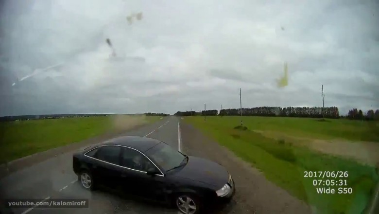 Masakryczny wypadek Audi przy 230 km/h! Tylko dla widzów o mocnych nerwach!