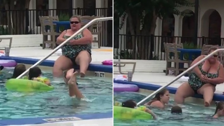 Żenada najwyższych poziomów! Kobieta wlazła do basenu z dziećmi i zaczęła golić sobie nogi!