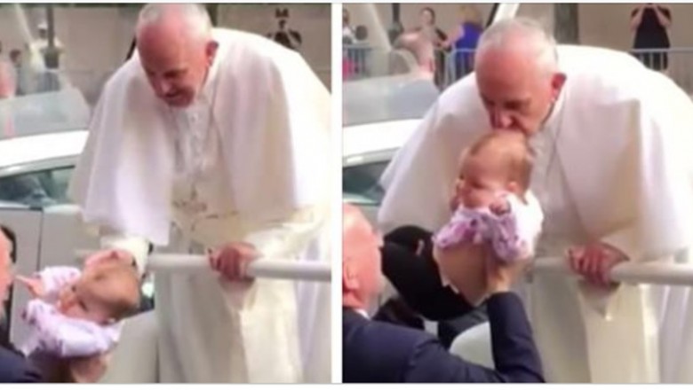 Papież ucałował ich córeczkę w główkę! Dwa miesiące później wyniki jej badań zaskakują lekarzy w szpitalu! 