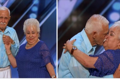 Para staruszków postanowiła wystąpić w Mam Talent! Zaczęli od namiętnego buziaka, a potem zrobiło się gorąco! 