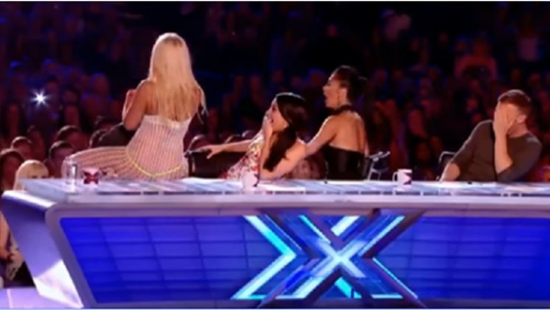 Jurorzy przed nią uciekali! Blondyna próbuje oczarować jury swoim występem w X-Factor!