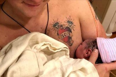 Mama nie była w stanie karmić noworodka piersią! Dzięki temu zabiegowi, mógł to zrobić tata! 