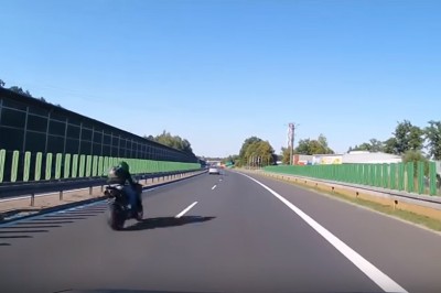 Bandyta drogowy w akcji! Gość ciśnie grubo ponad 200 km/h na S-52 - Bielsko-Biała!