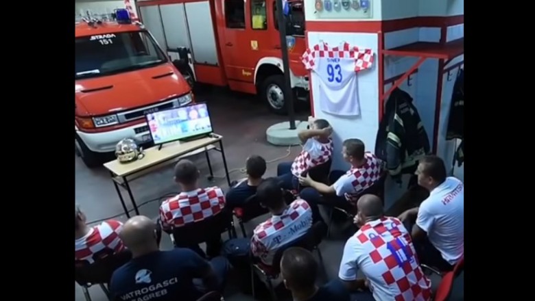 Chorwaccy strażacy przed decydującym karnym! Tego się nie spodziewacie :D