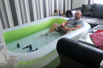 Tak wygląda kobiece niezadowolenie dotyczące genialnego rozwiązania problemu upałów :D