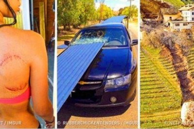 18 osób, które mogą nazywać się prawdziwymi szczęściarzami! Otarli się o śmierć!