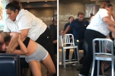 Klientka McDonald’s w ataku furii atakuje pracownicę! Uderzona kobieta nie pozostaje jej dłużna!