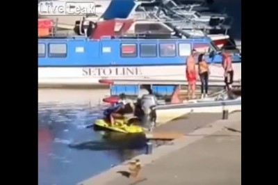 Mogło go dosłownie rozszarpać! Czyli gość na skuterze, który oszukał przeznaczenie!