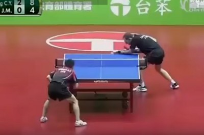 Najzabawniejszy mecz w historii ping-ponga! Panowie rozwalili system :D