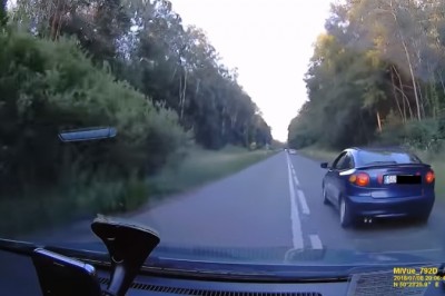 Kiedy urazisz ego Seby w starym złomie! Za takie chamstwo powinni zabierać prawko!