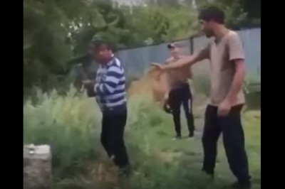 Pianka montażowa kontra typ z siekierą. Tak się ostro wkręca kumpla na wiosce