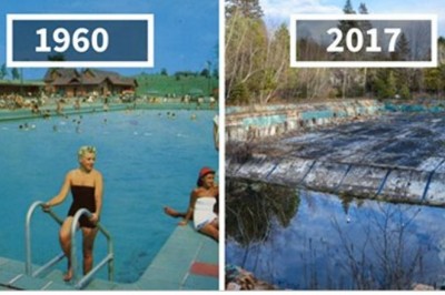 Fotograf odnajdywał miejsca z pocztówek z przed 50 lat. Nie uwierzysz jak się zmieniły.