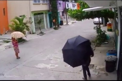 Ludzie potrafią być gorsi niż zwierzęta. Bezdomny pies okradziony w biały dzień na środku ulicy