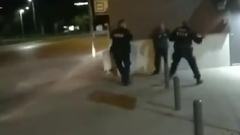 Film z brawurowej akcji zatrzymania nożownika we Wrocławiu przez policjantów