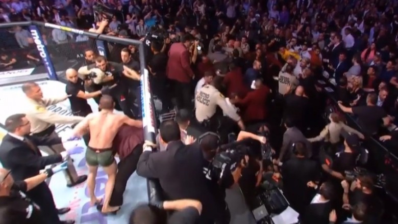 UFC 229 zakończyło się ogromną zadymą po walce wieczoru McGregor vs Khabib