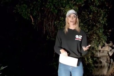 Twarda z niej blondyna. To wejście na żywo zapamięta na zawsze 