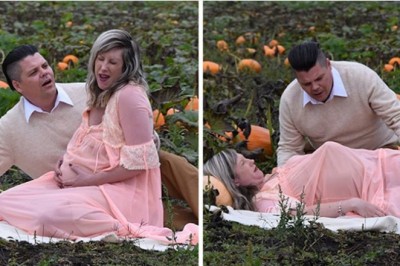 To najbardziej przerażająca sesja ciążowa jaką w życiu widziałam. Niektóre zdjęcia mogą być zbyt brutalne