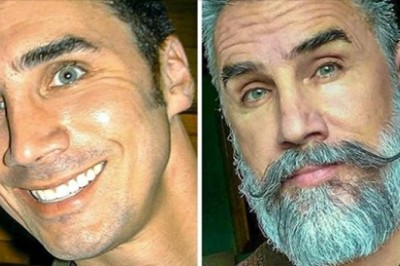 Te zdjęcia idealnie udowadniają, że zapuszczenie brody robi różnicę. Potrafi całkowicie zmienić mężczyznę