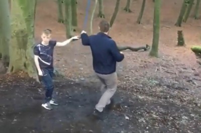 Gdy w Twoim starym nagle obudzi się Tarzan i zacznie się popisywać co to nie on :D