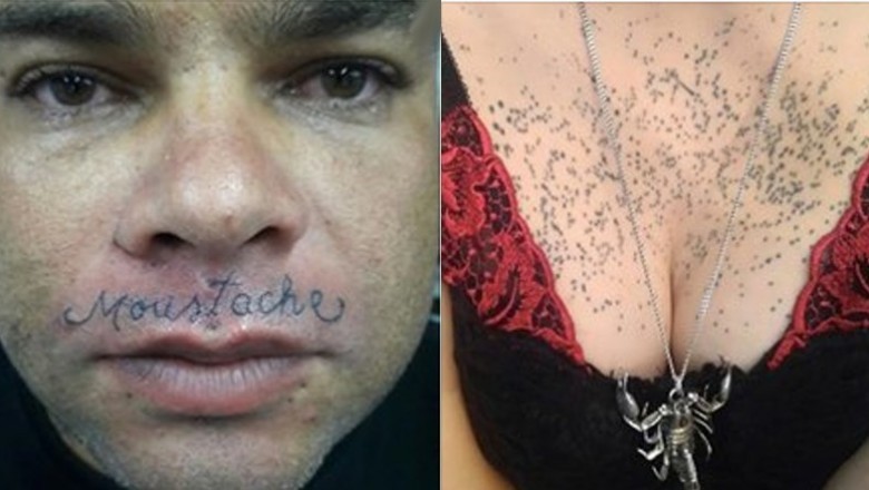 Te tatuaże przyciągają wzrok swoją oryginalnością. Jednak chyba nie o taki efekt chodziło ich posiadaczom