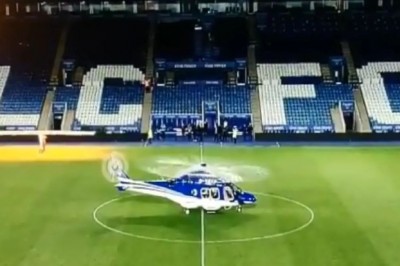 Nagranie z wypadku helikoptera właściciela klubu piłkarskiego Leicester City
