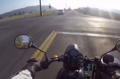 Nie znasz dnia ani godziny. Motocyklista znalazł się w złym miejscu o złej porze