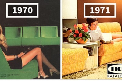 Okładki katalogów IKEA z ostatnich 50 lat pokazują jak zmieniła się wizja wymarzonego domu. Niektóre pomysły zaskakują