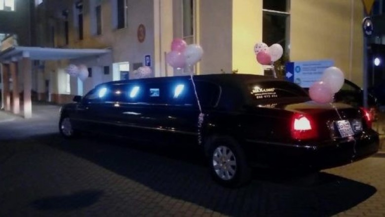 Pod szpital po noworodka przyjeżdża czarna limuzyna z balonikami. Takie rzeczy tylko w Gdyni
