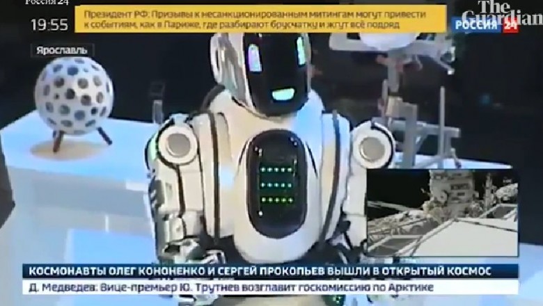 Rosyjski superrobot zachowuje się jak człowiek. Cud techniki