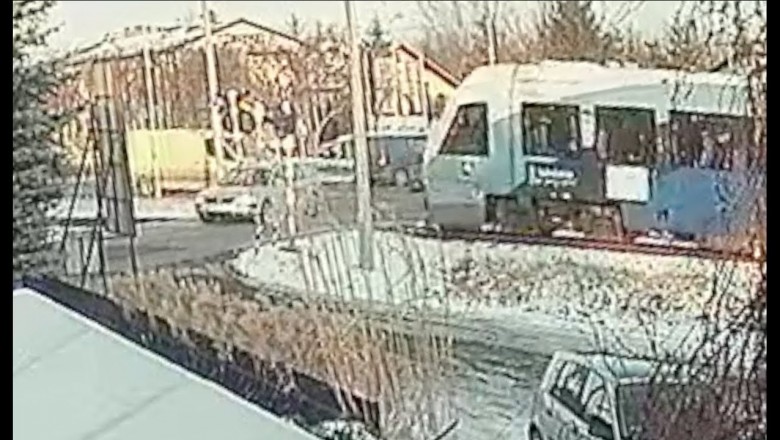 Nagranie z wypadku kolejowego w Rzeszowie. Wystarczyła chwila nieuwagi 