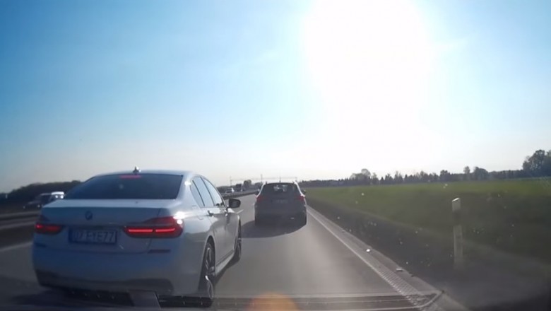 Agresja drogowa w wykonaniu cwaniaka w BMW. Spróbuj takiemu nie ustąpić