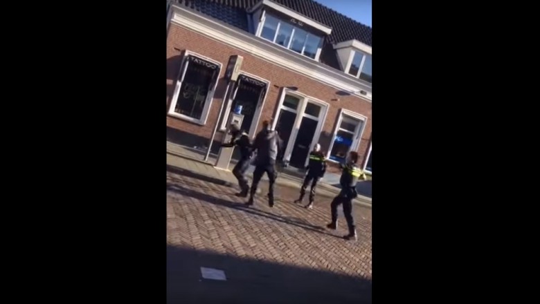 Porobiony polak kontra holenderska policja. Nie mogli sobie z nim poradzić